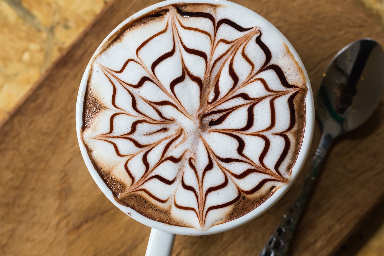 Image - cappuccino beverage in the morning