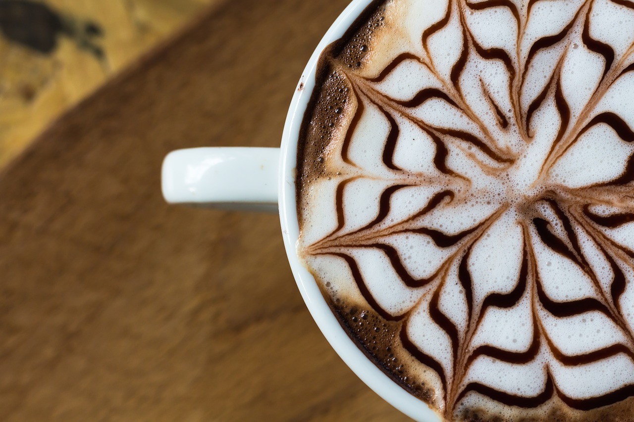 Image - cappuccino beverage in the morning