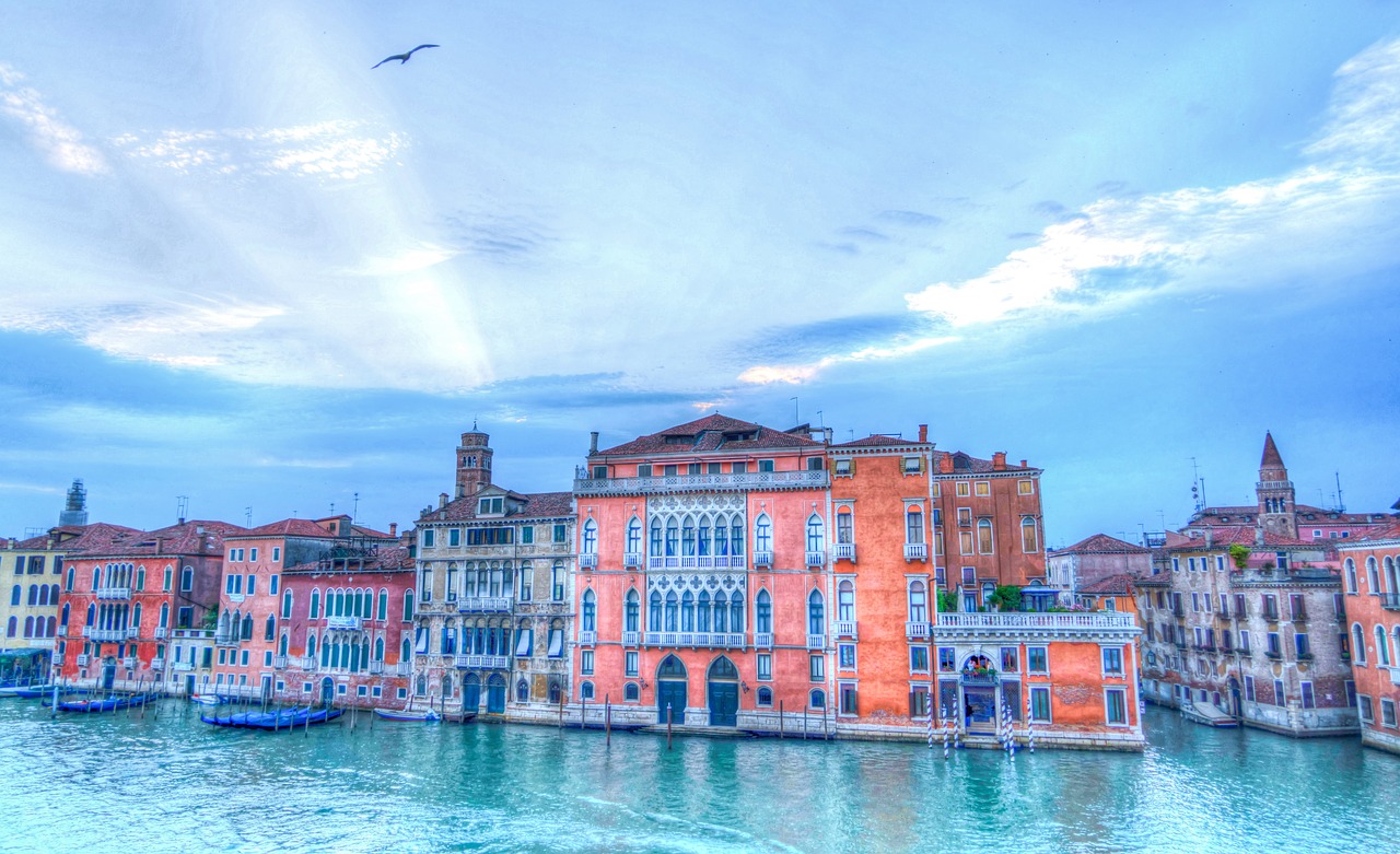 Image - venice italy architecture sun rays