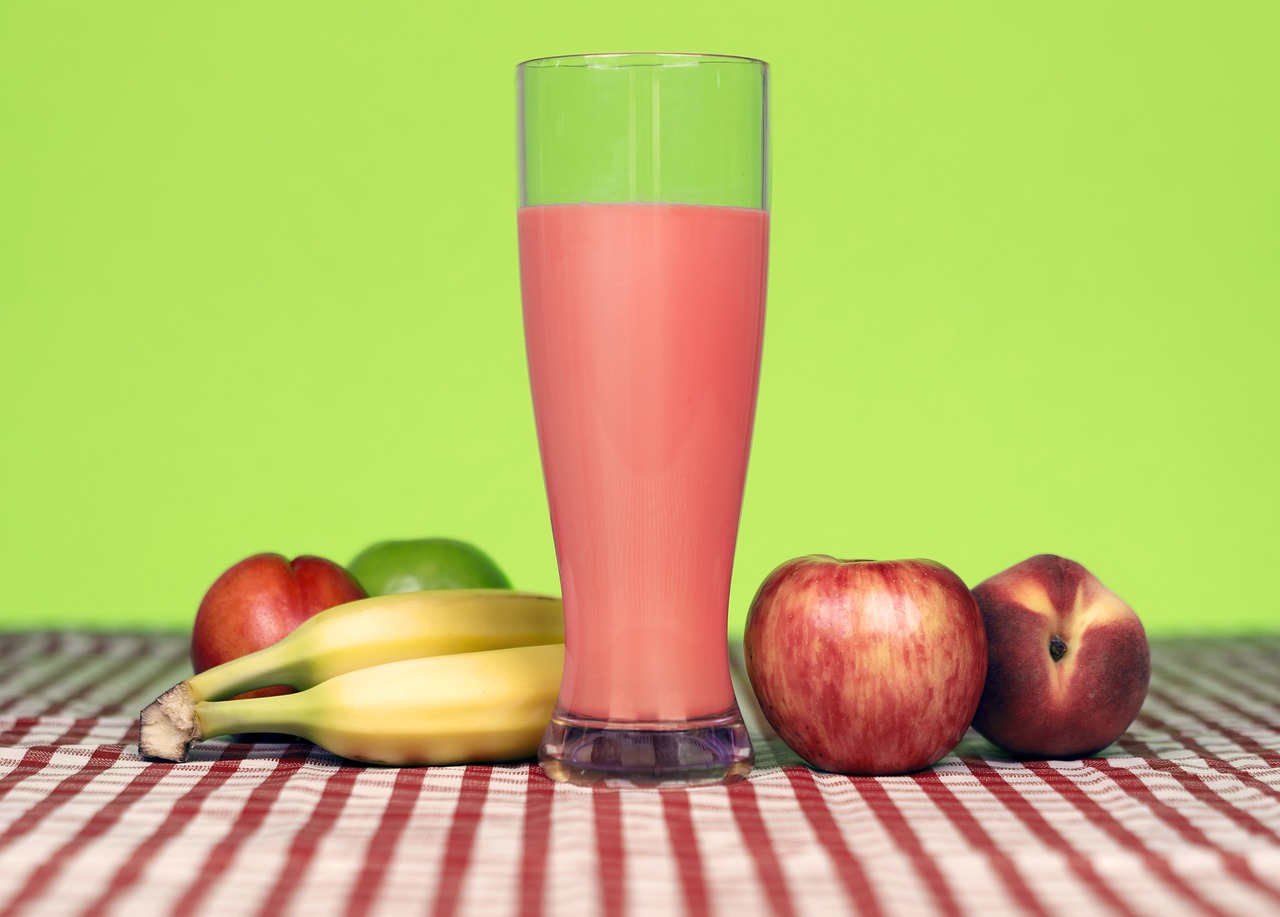 Image - fruit smoothie shake drink apple