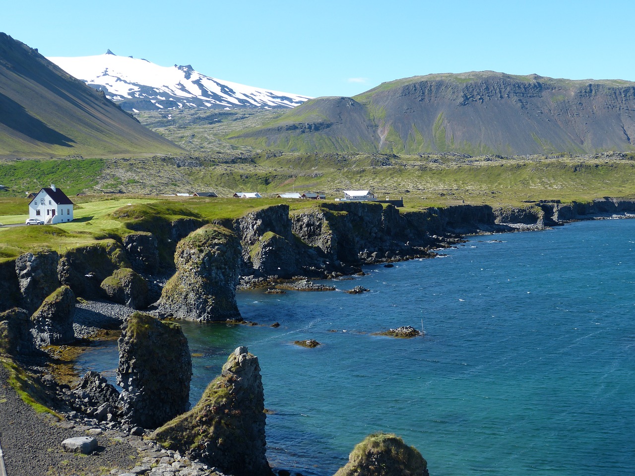 Image - iceland coast atlantic sea cliff