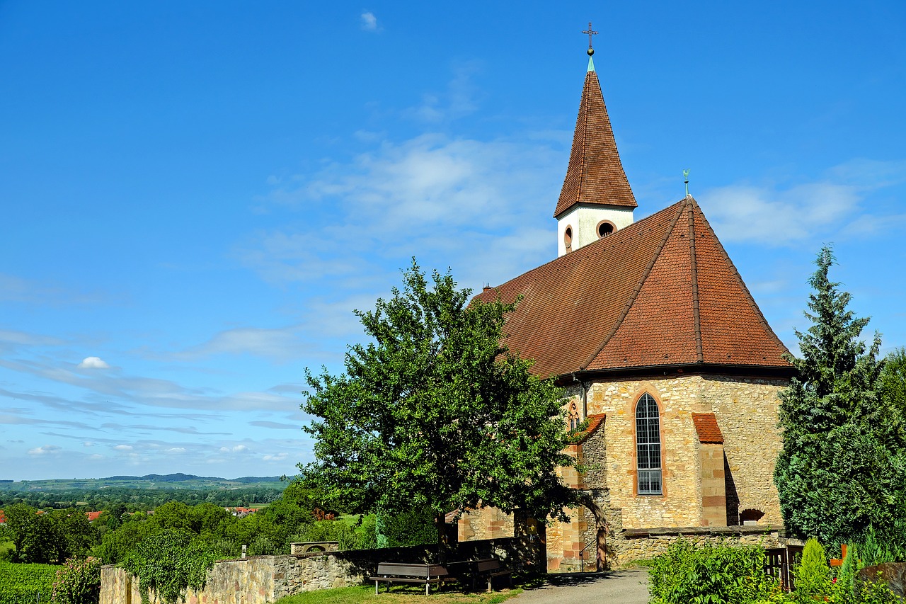 Image - church mountain church landscape