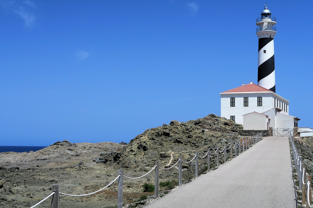 Image - side lighthouse minorca