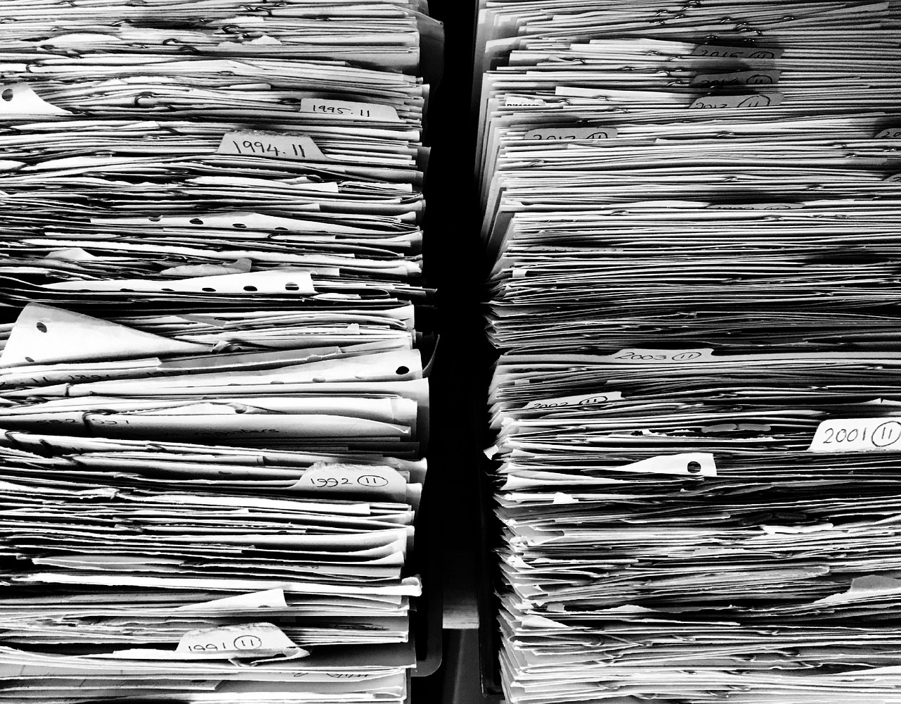 Image - files paper office paperwork stack