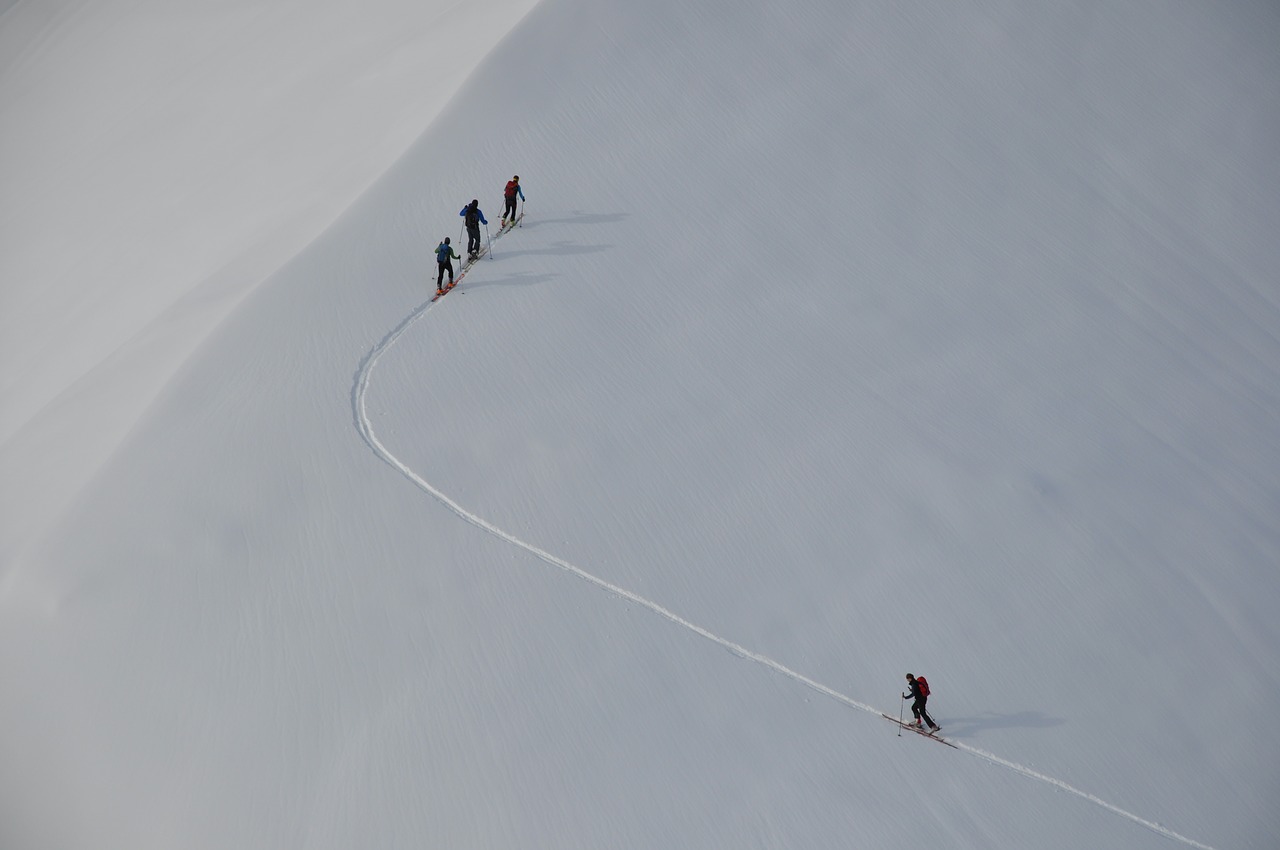 Image - backcountry skiiing winter snow