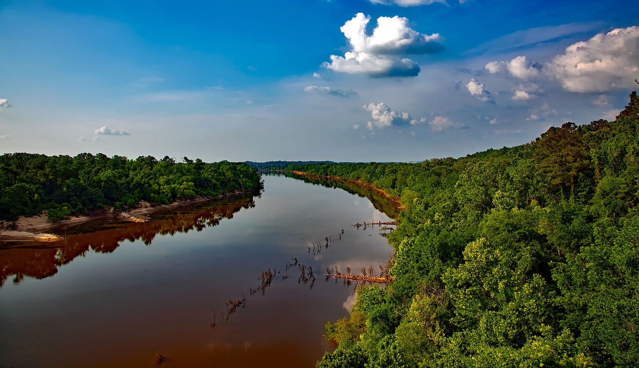 Image - alabama river water reflections sky