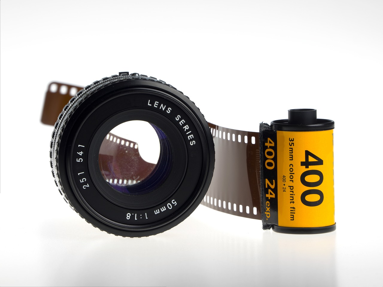 Image - celluloid film 35mm iso black