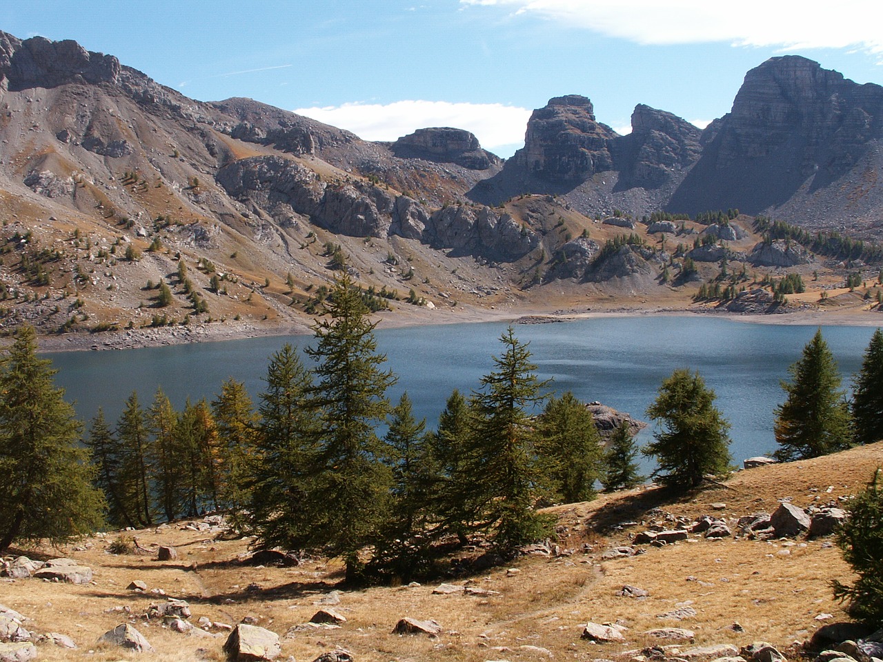 Image - lake mountain france hiking nature