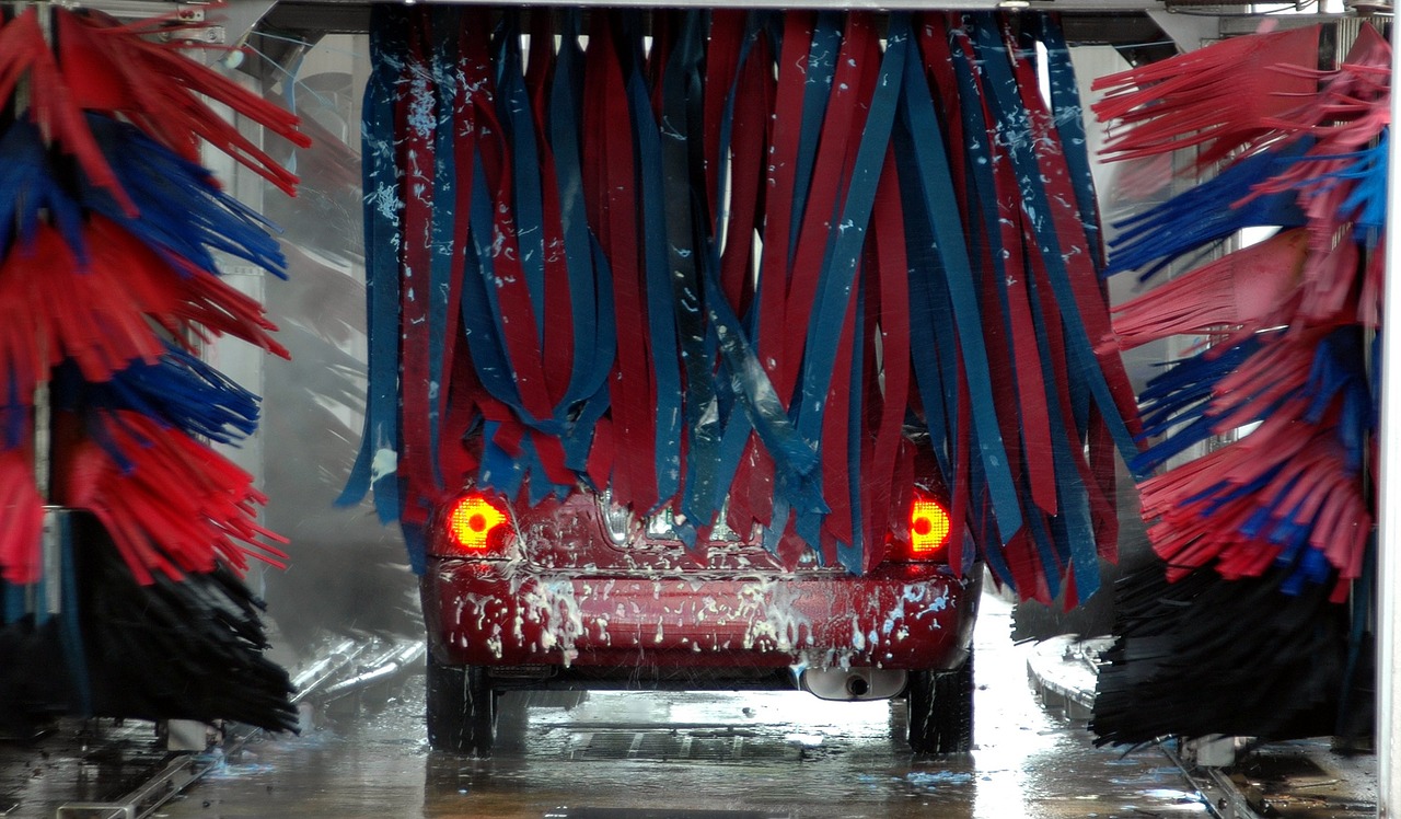 Image - car wash motion brushes clean