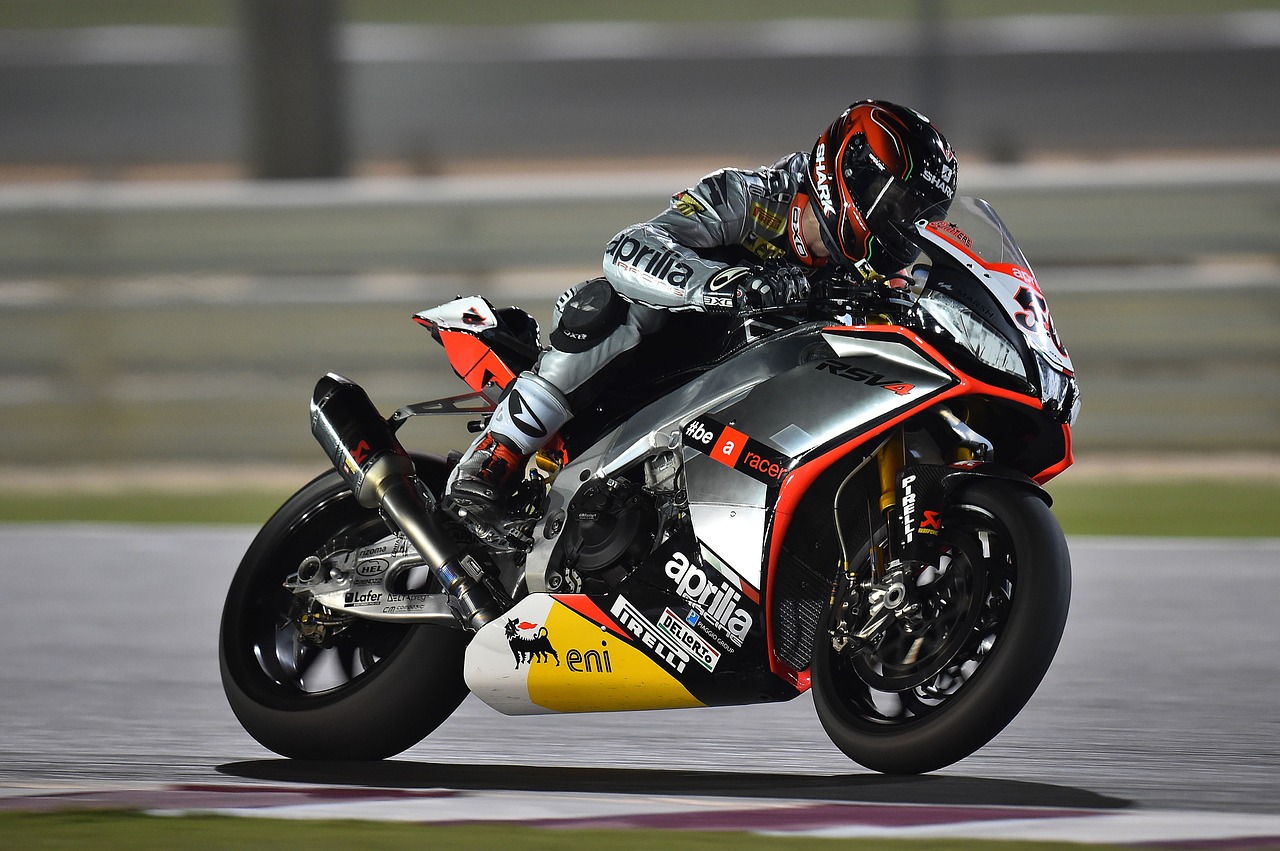 Image - motorcycles race helmets pilots