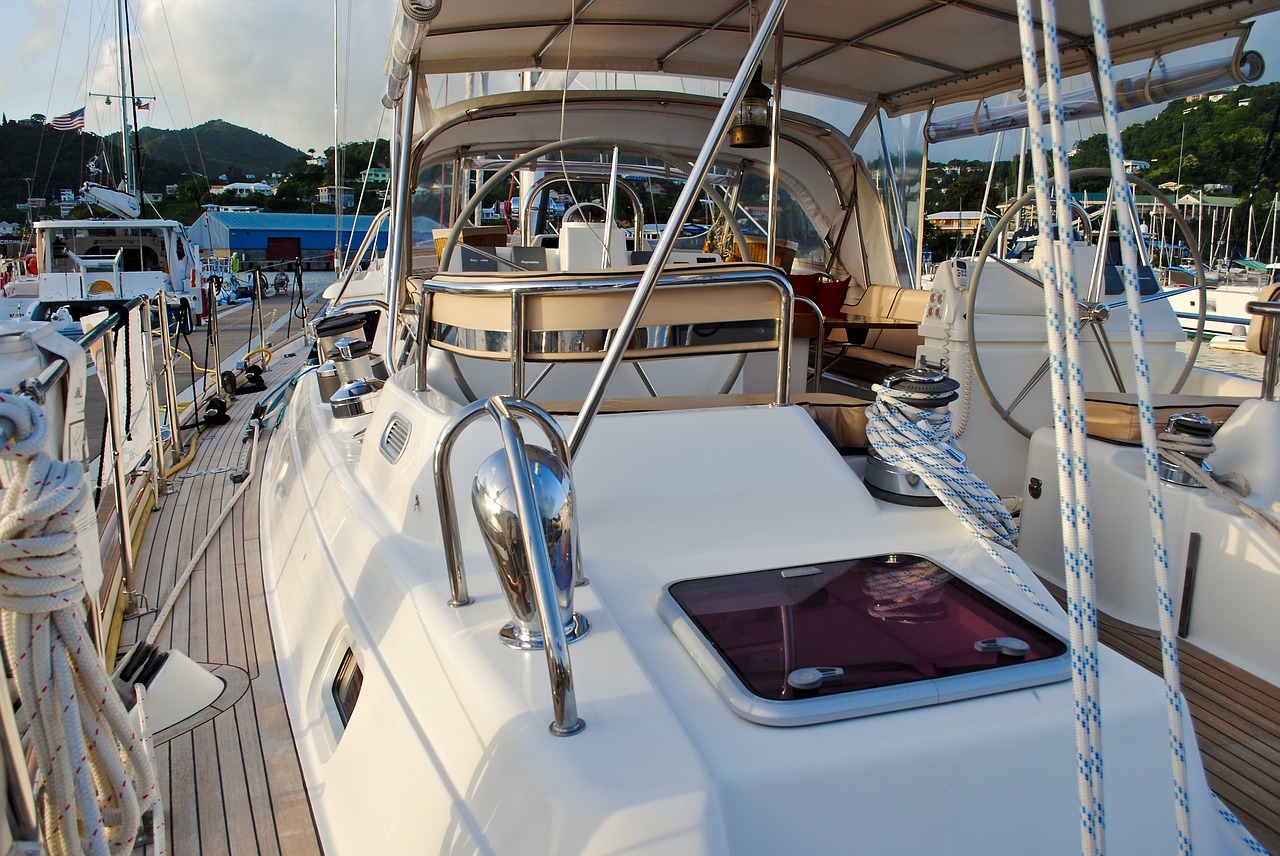 Image - sailboat cockpit gear boat