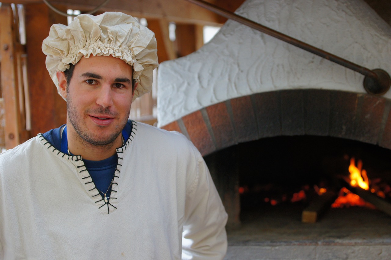 Image - baker man portrait oven costume