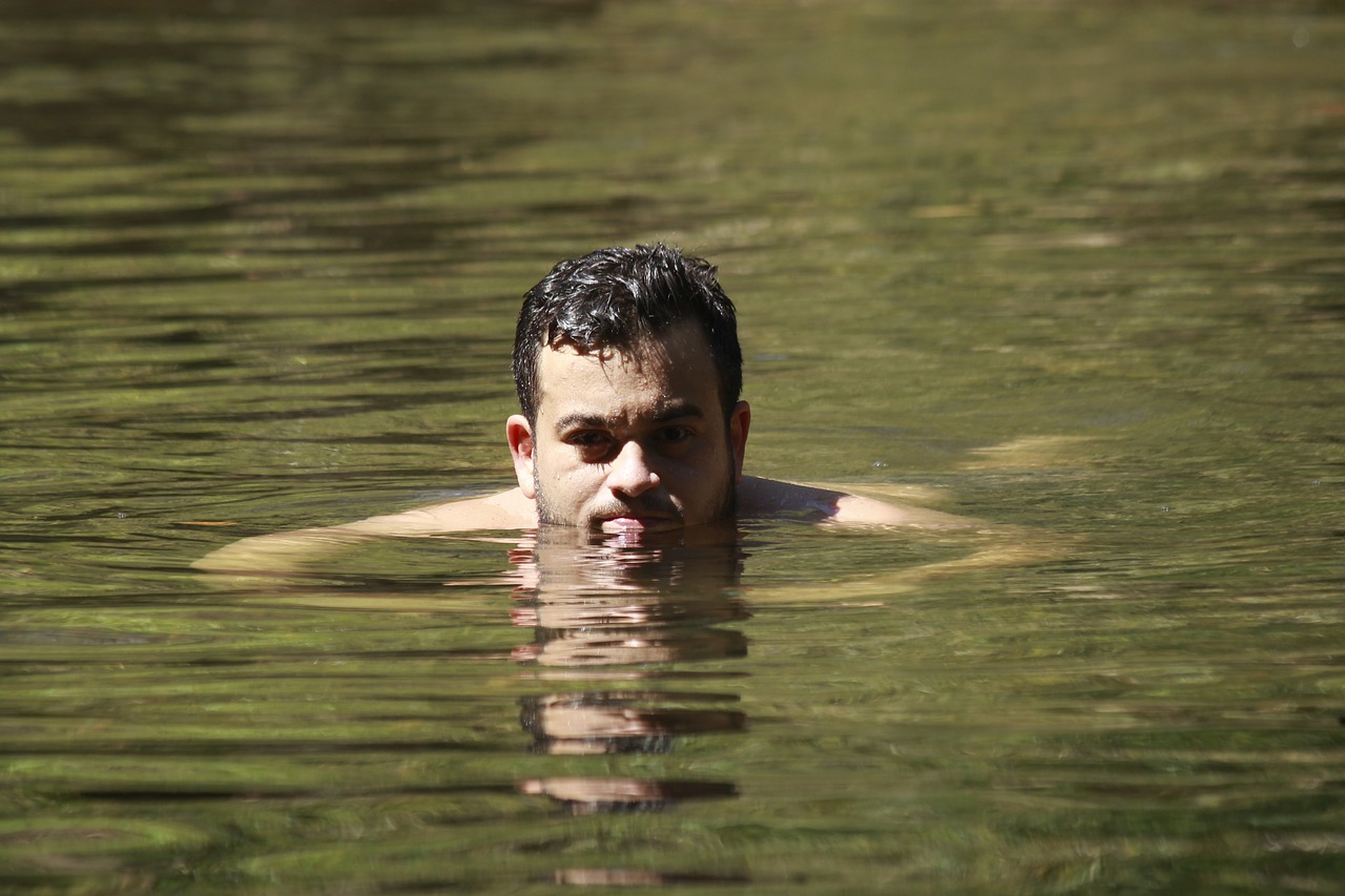 Image - water under water look swim river