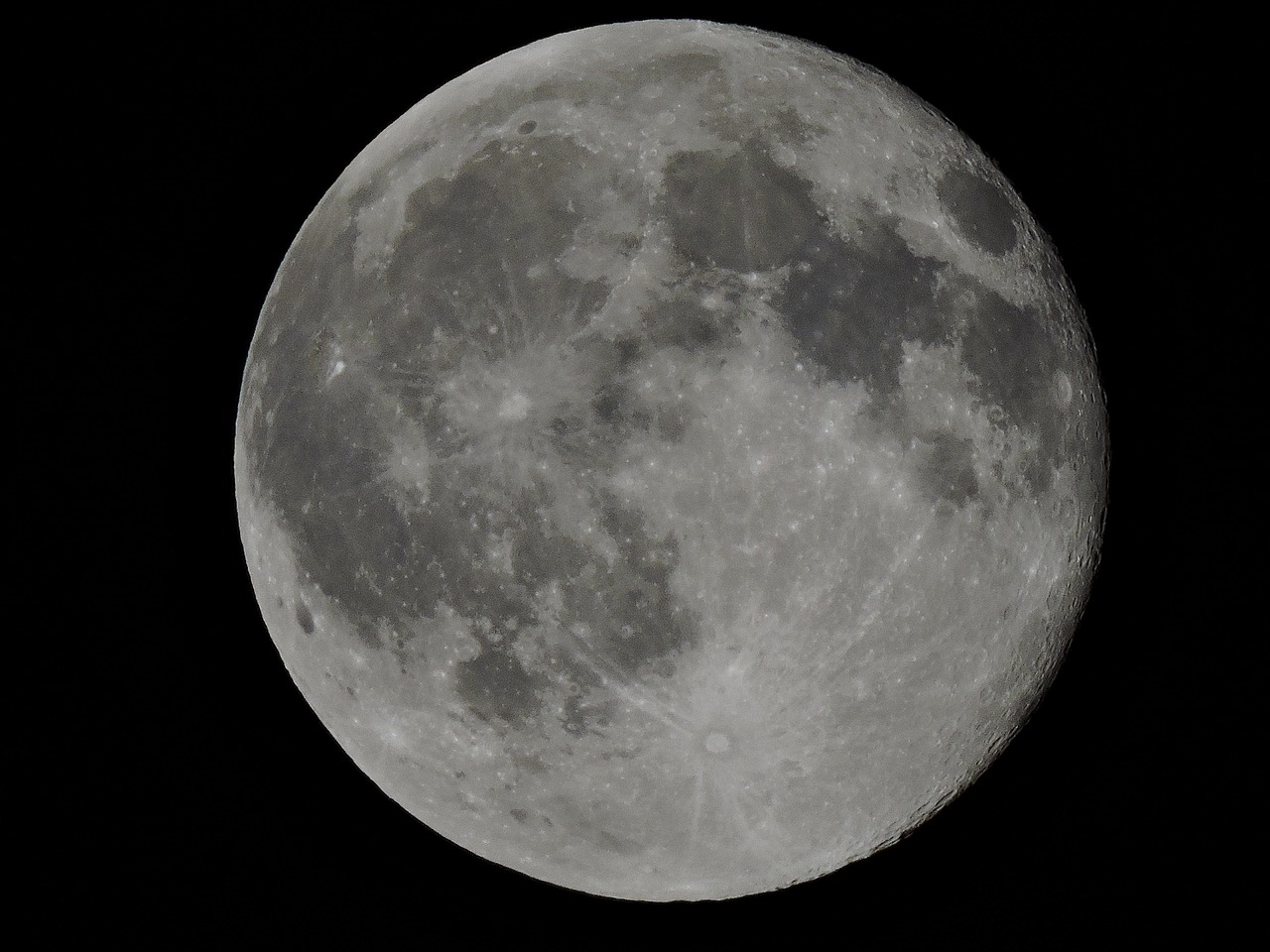 Image - full moon outer space moonlight