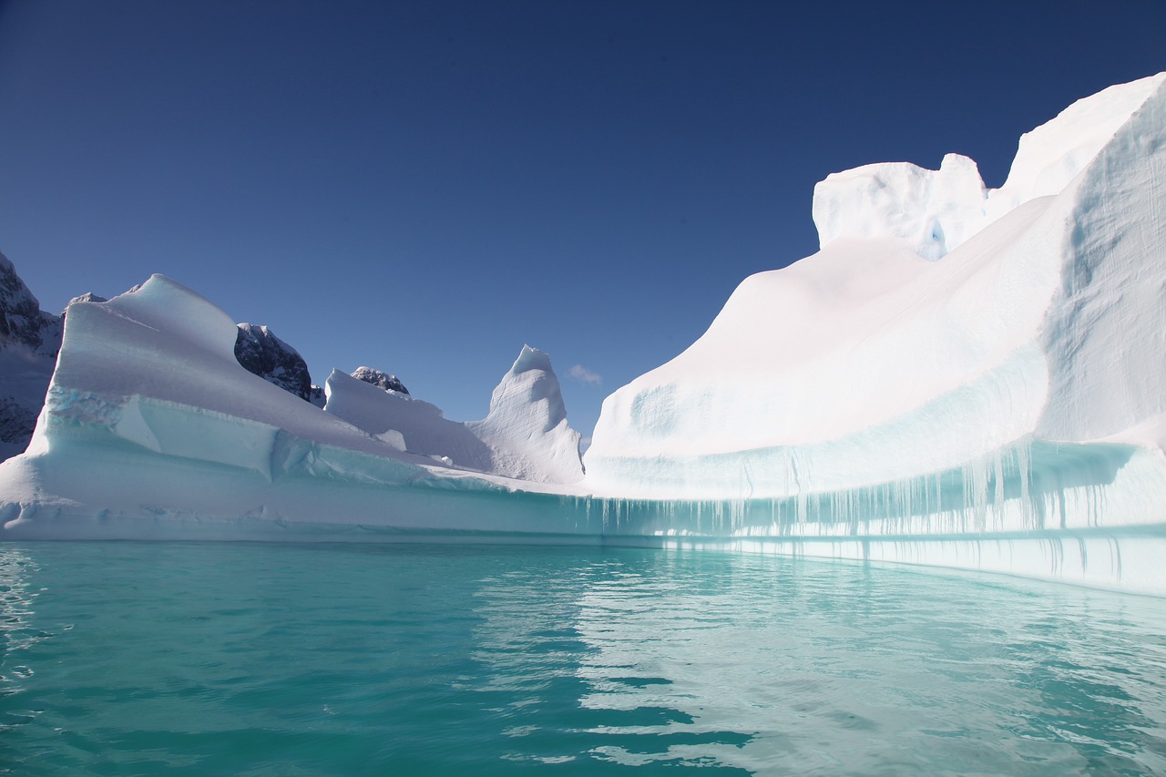 Image - south pole iceberg ice marine cold