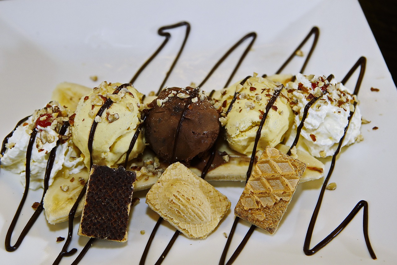 Image - banana split ice cream banana