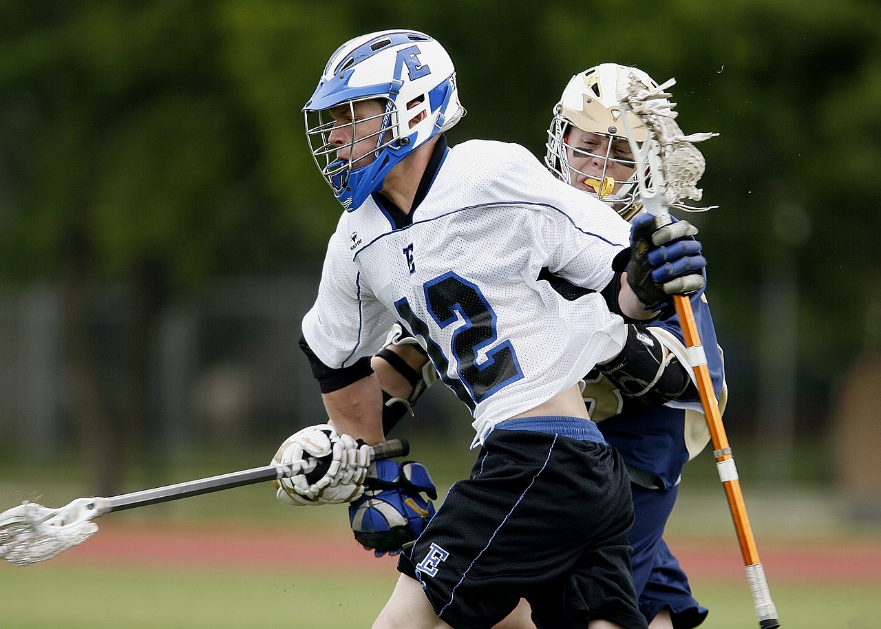 Image - lacrosse player sport stick game