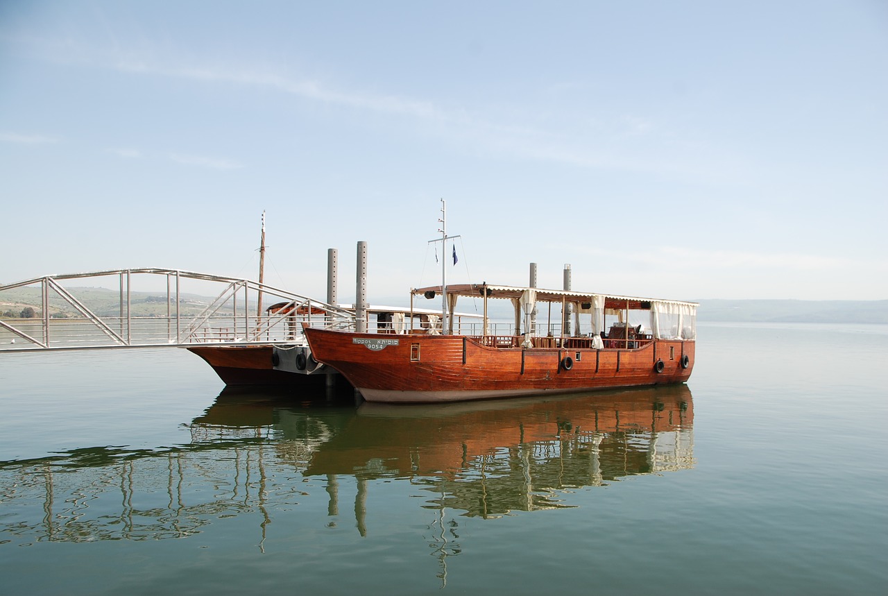 Image - galilee boat israel lake