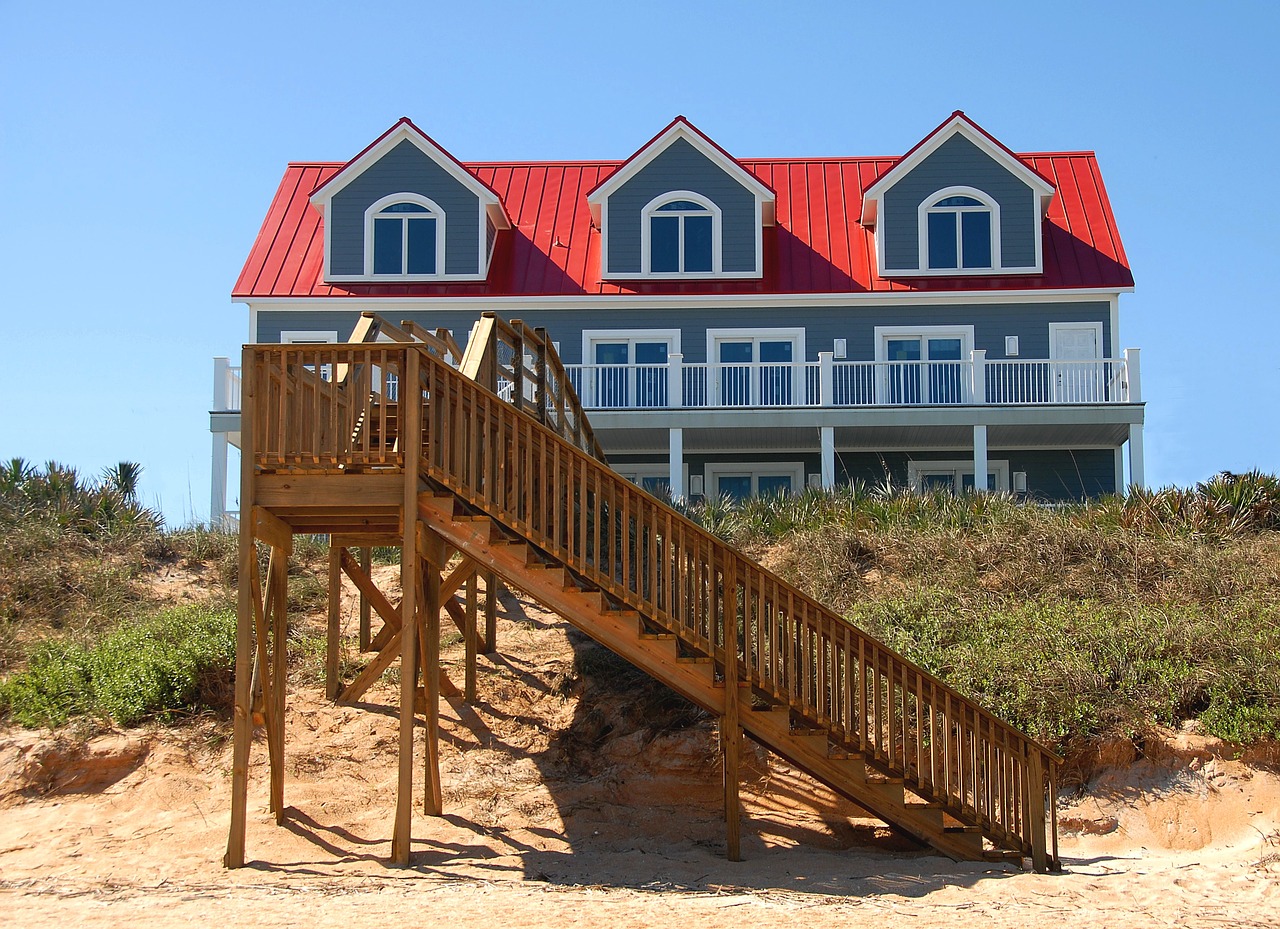 Image - beach front house home property