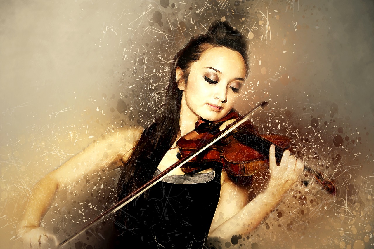 Image - solo violinist playing artist