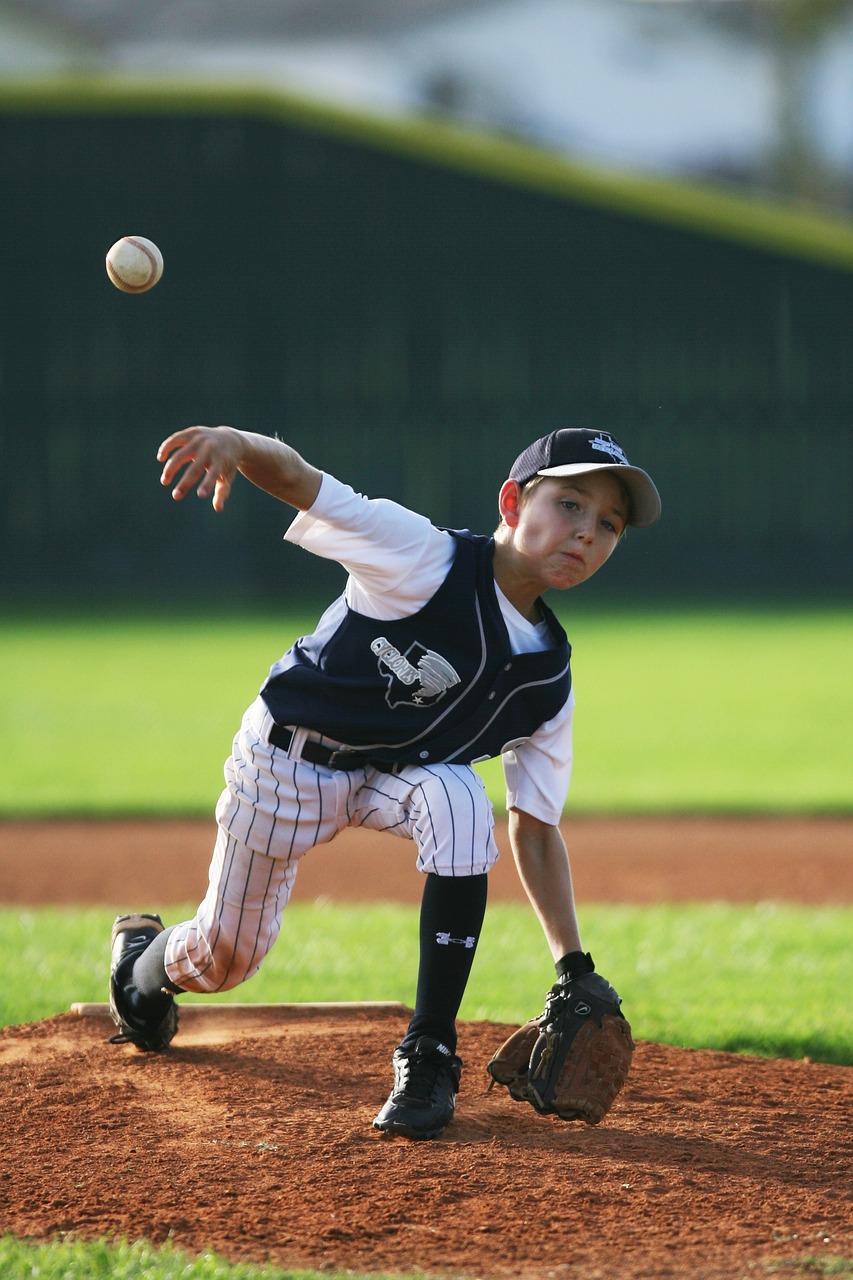 Image - baseball pitcher youth league mound