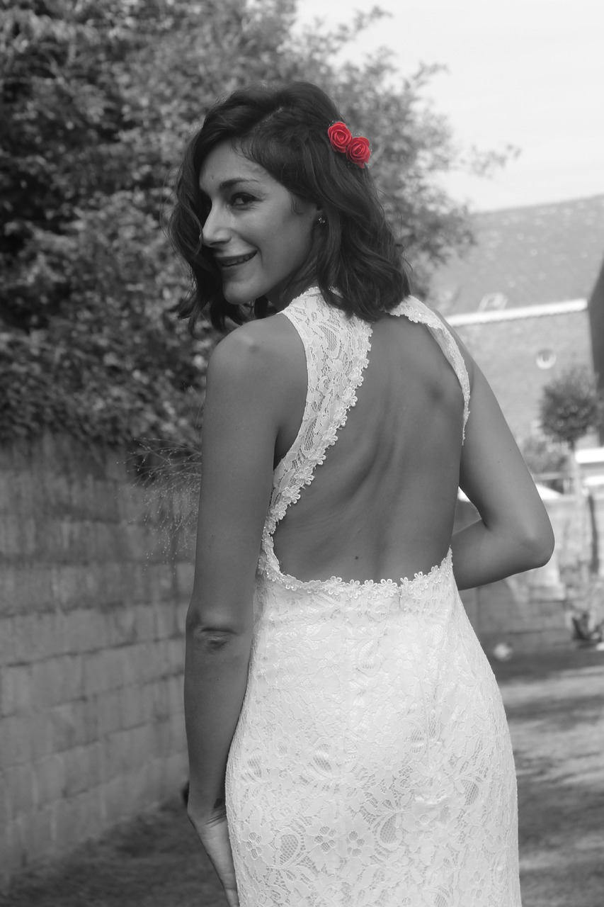 Image - wedding lace black and white red