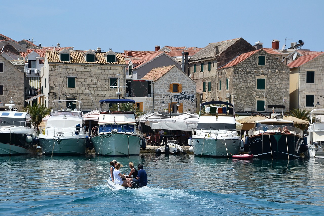 Image - primosten croatia port coast