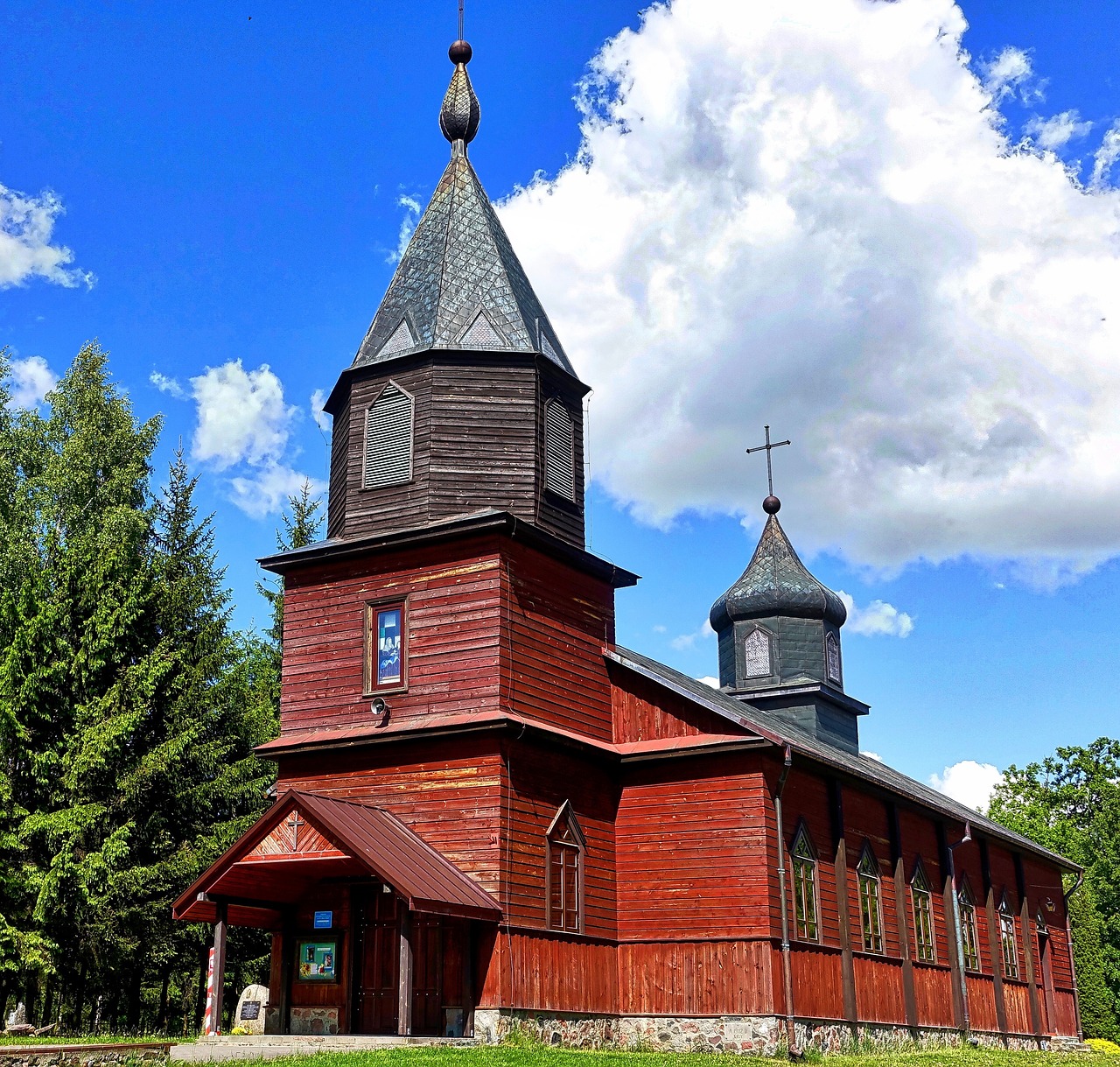 Image - church wooden chapel cupola