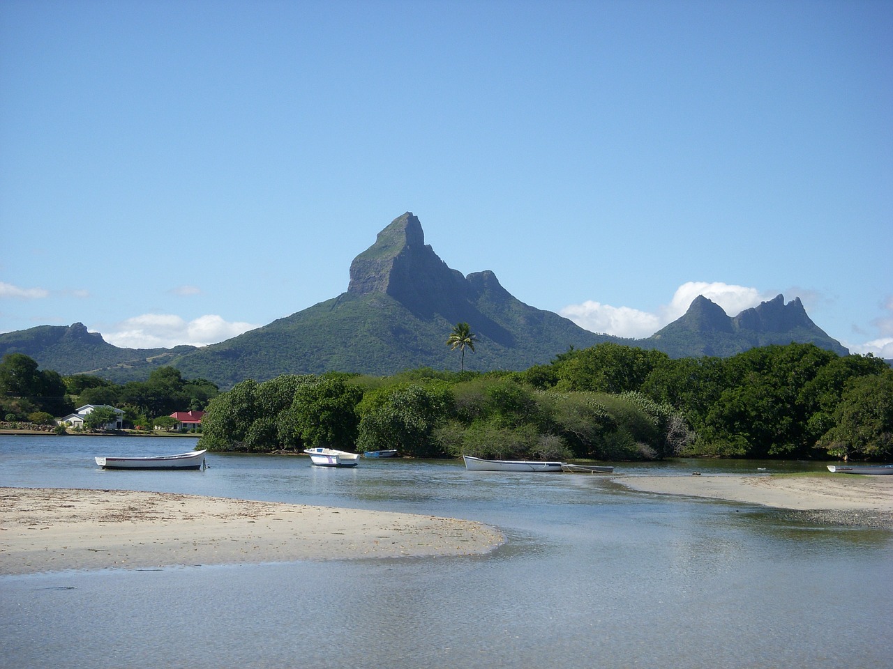 Image - mauritius beach blue sky sea