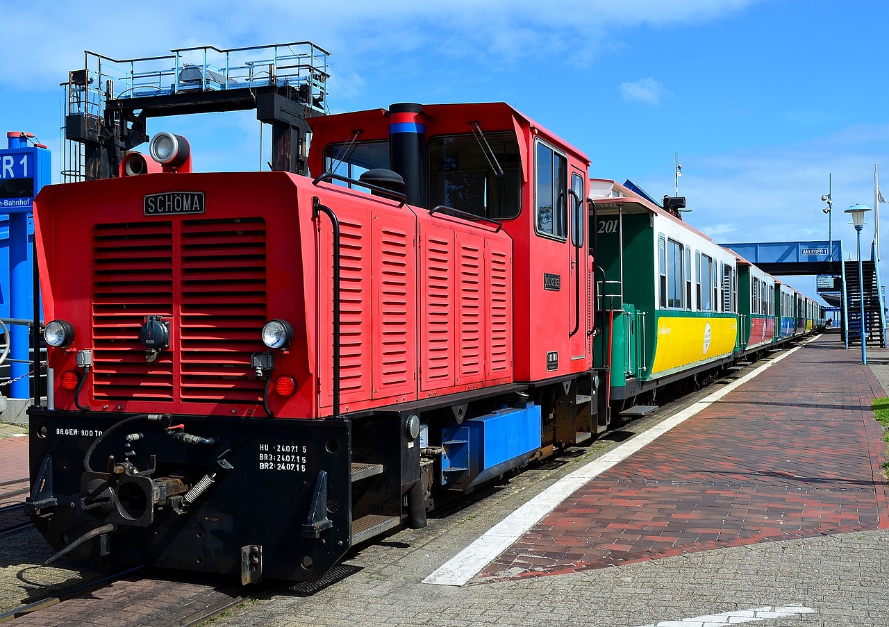 Image - small ground island railway loco