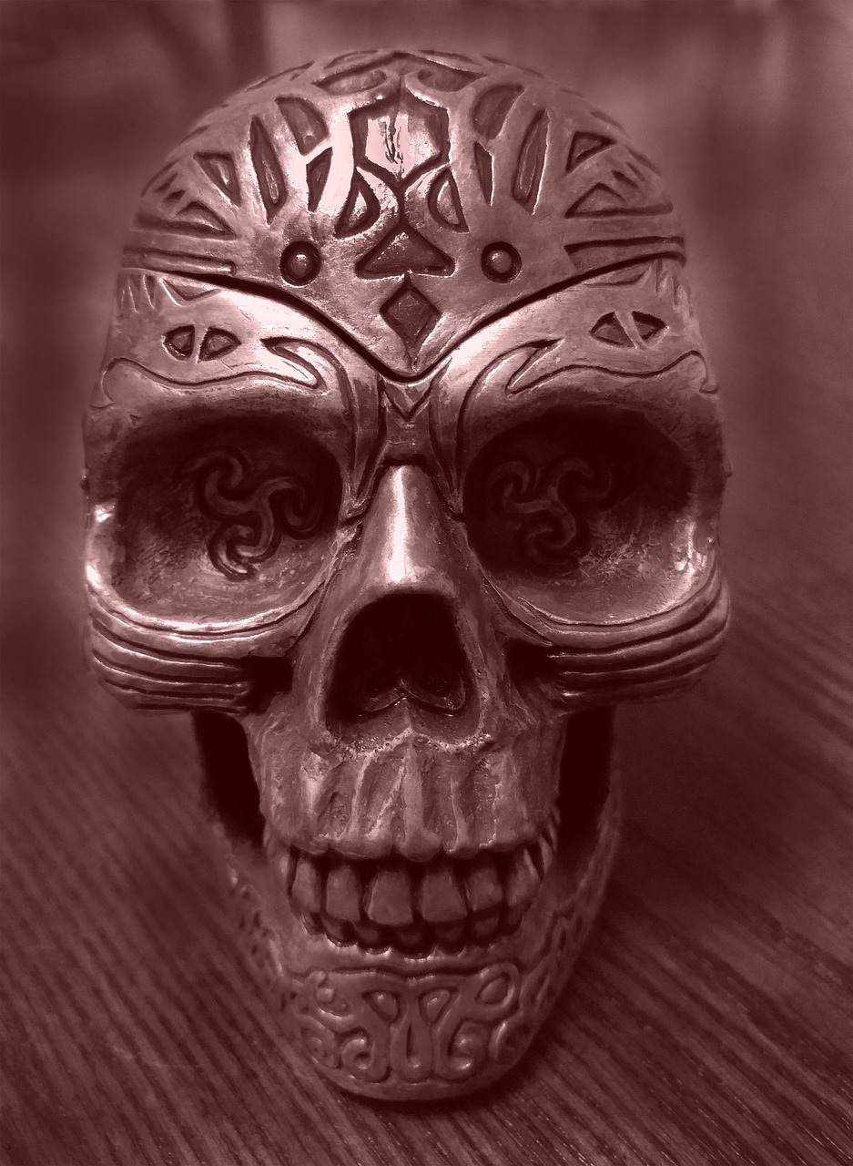 Image - skull decoration halloween spooky