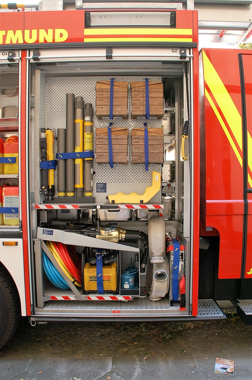 Image - dortmund fire truck equipment red