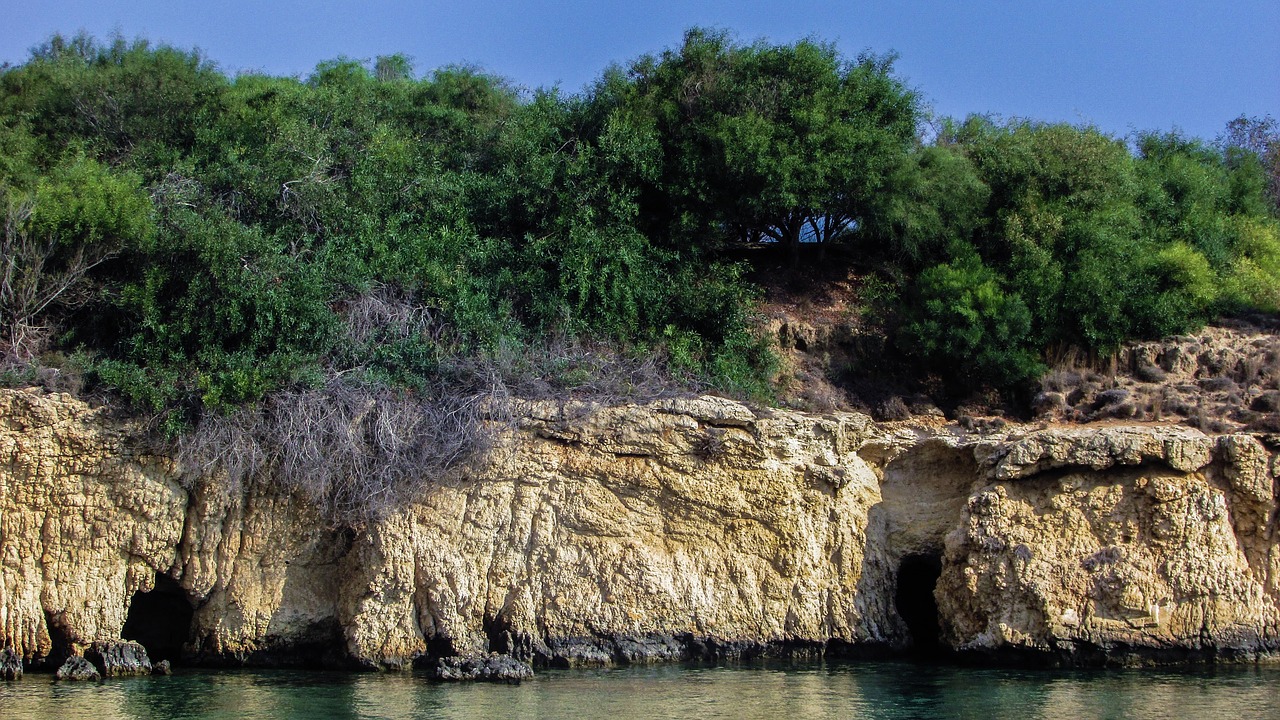 Image - sea caves beach cliff geology