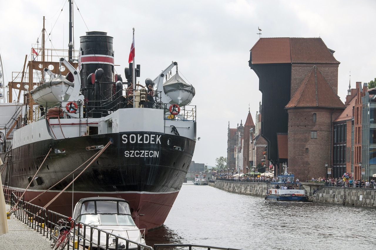 Image - gdańsk the old town crane