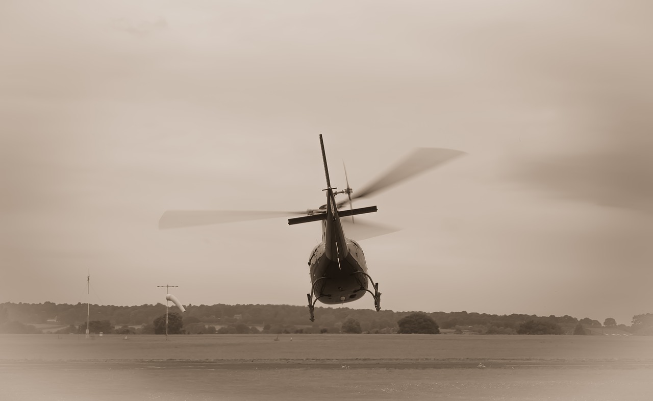 Image - helicopter take off travel aviation