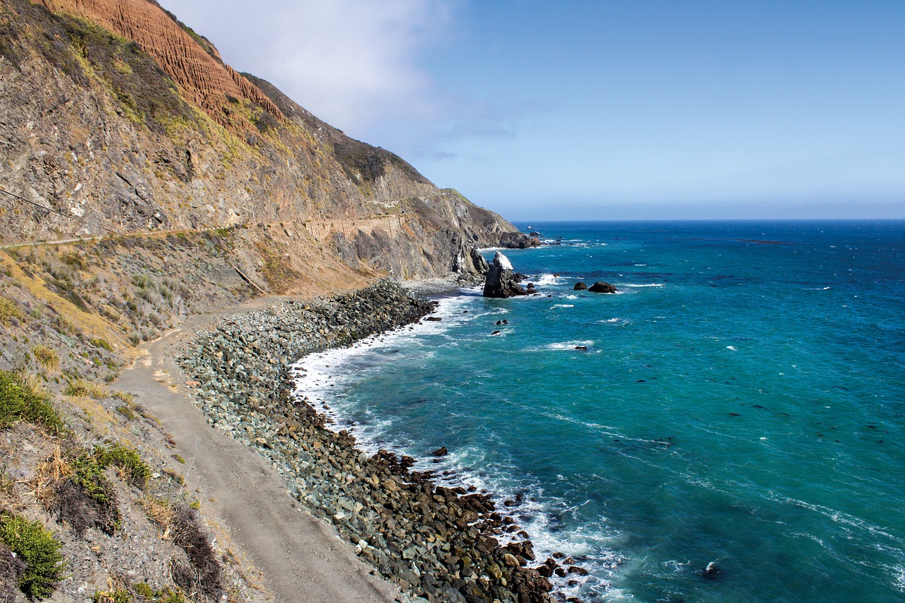 Image - west coast california view sea