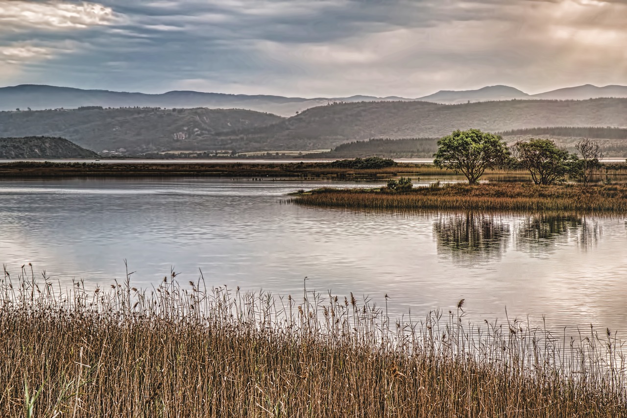 Image - landscape misty seascape sundown