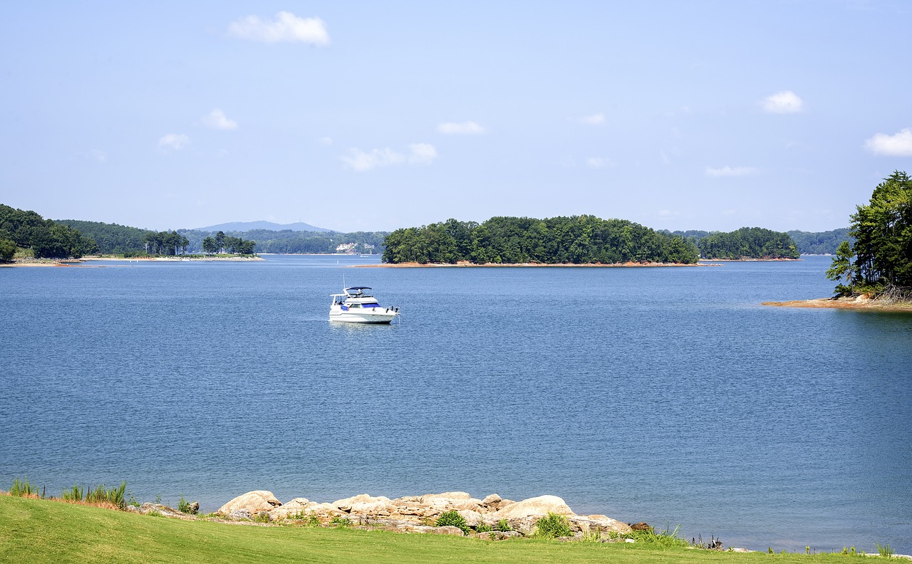 Image - lake lanier lake water sky nature