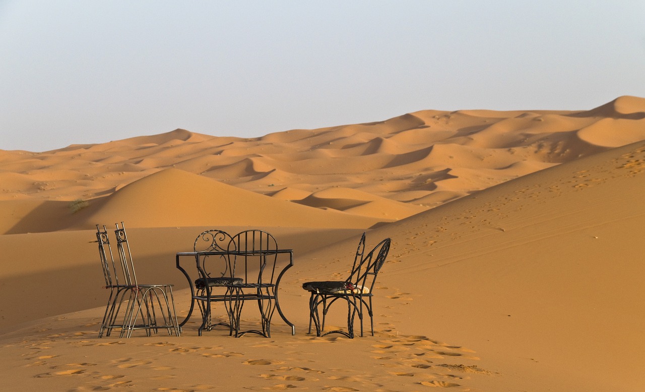 Image - desert daybreak morocco dunes