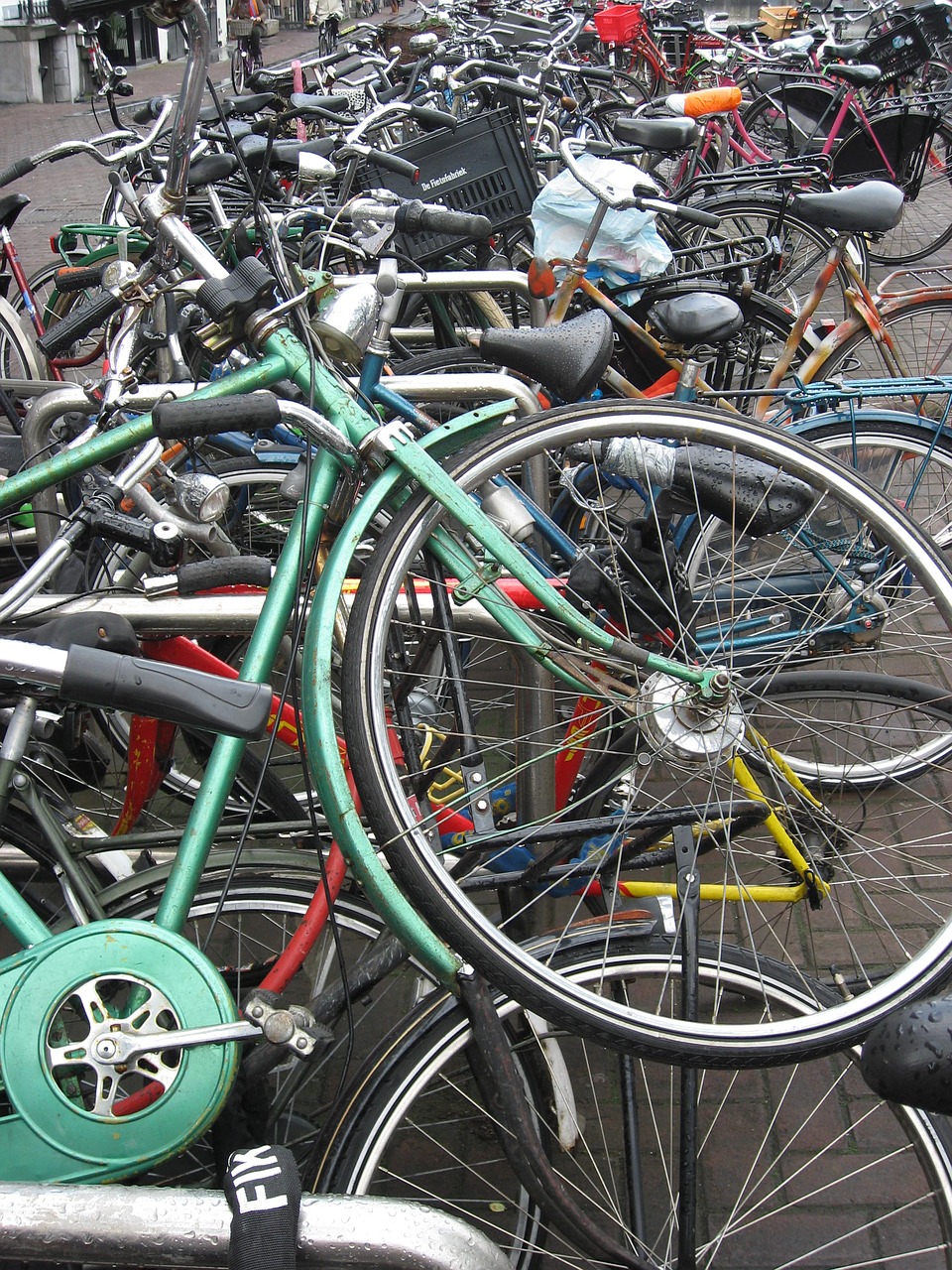 Image - bicycles holland amsterdam