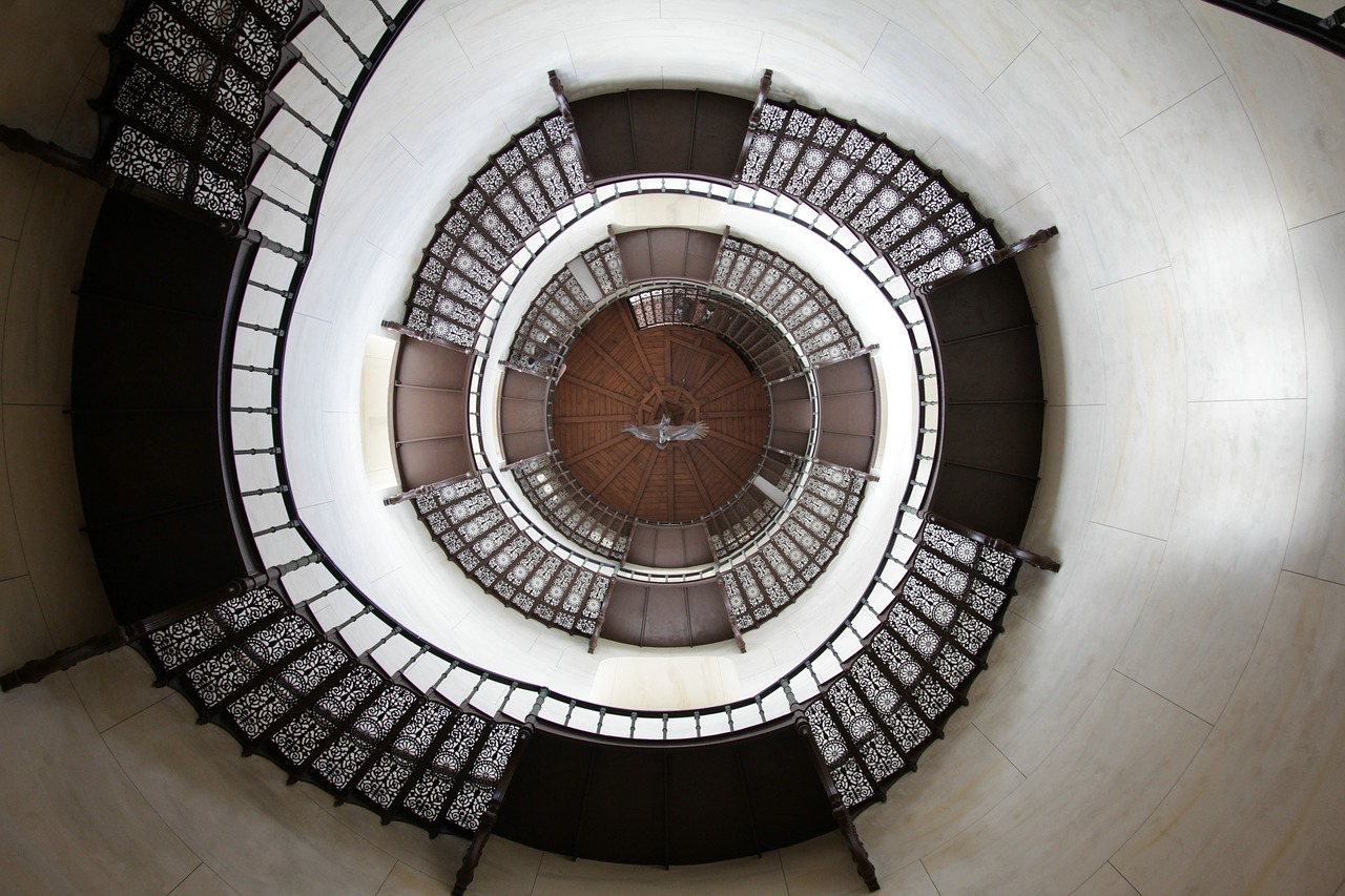 Image - stairs hunting lodge rügen