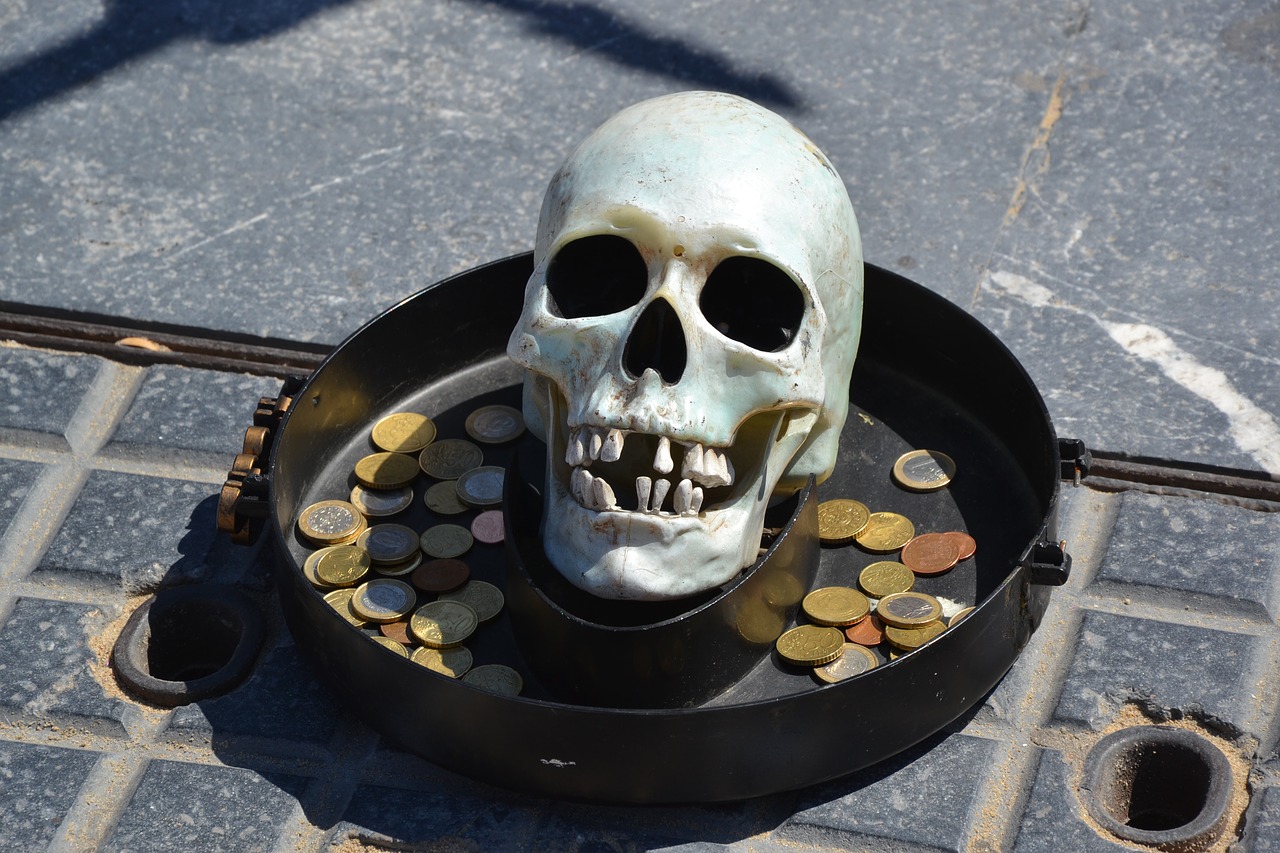 Image - head death skull crane