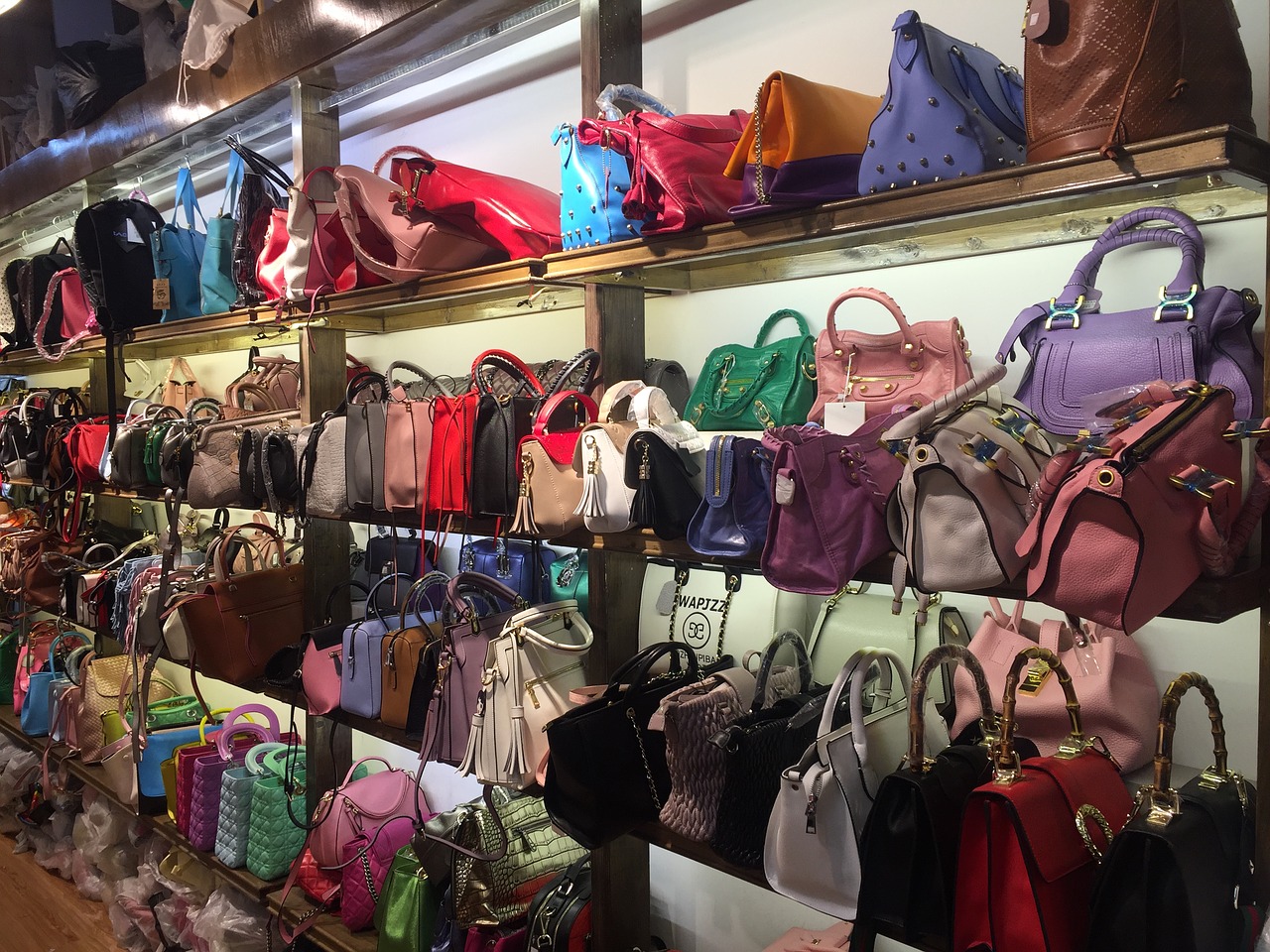 Image - bags market shopping sale colors
