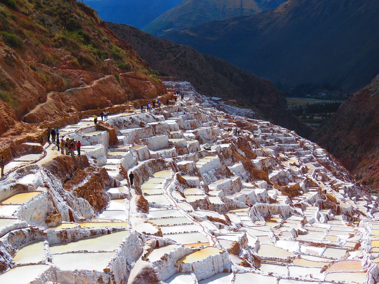 Image - salinas of maras salt white water