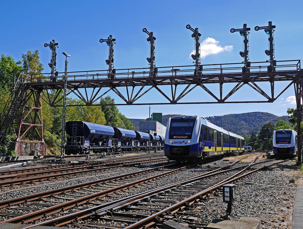 Image - railway gleise gantry bad harzburg