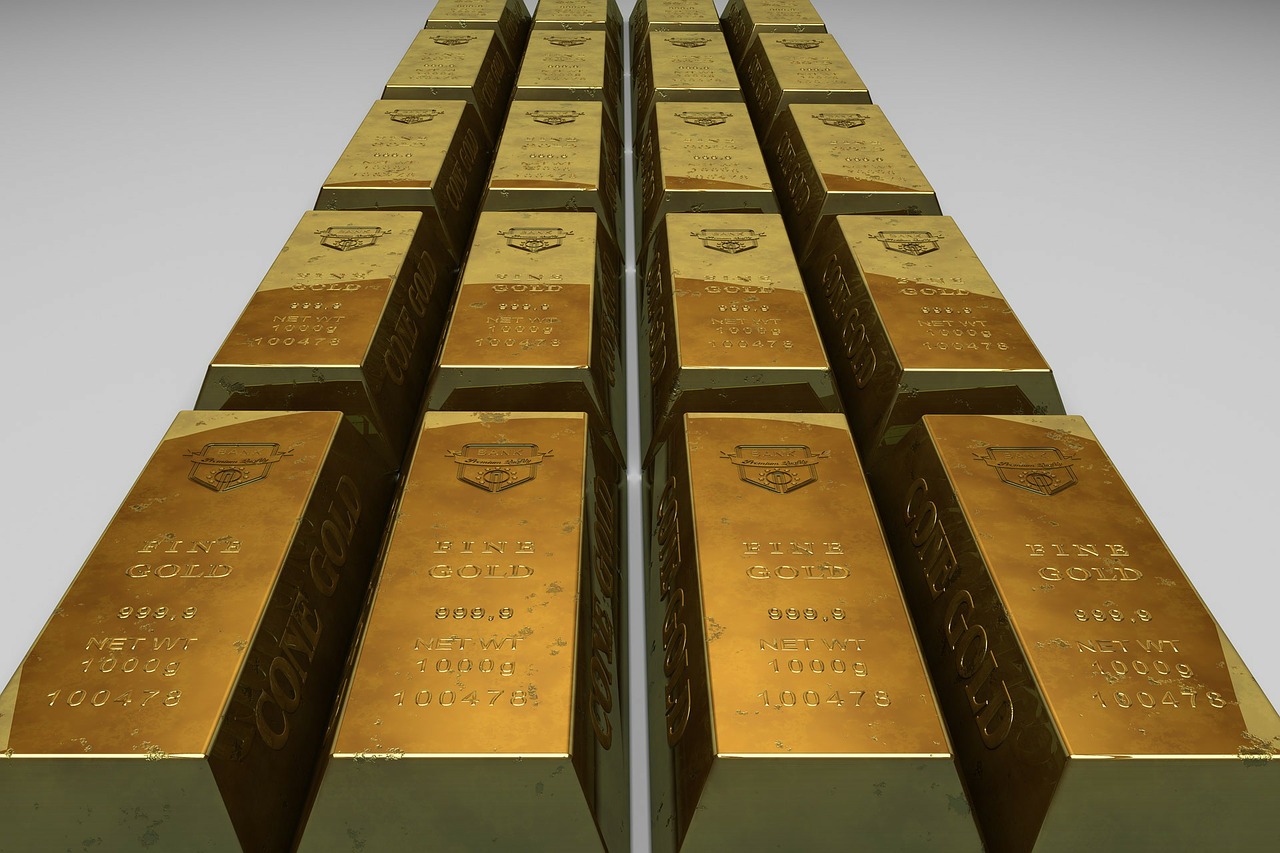 Image - gold bullion bank finance savings