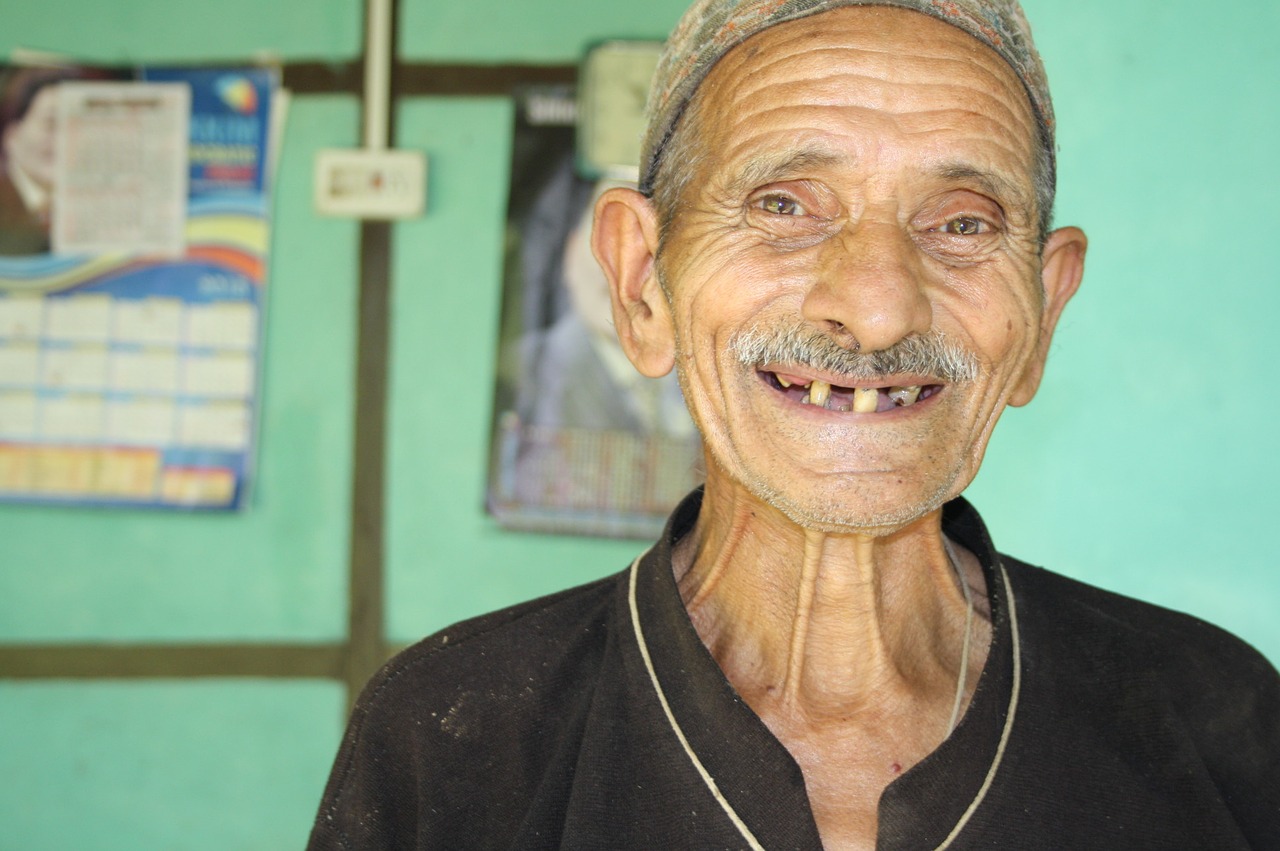 Image - happy smile old man portrait