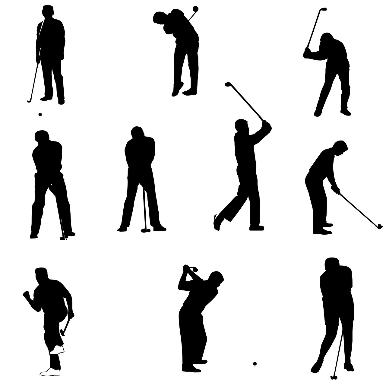 Image - golfing golf golfer swing strike