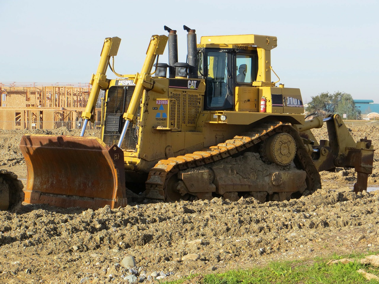 Image - bulldozer tractor machinery