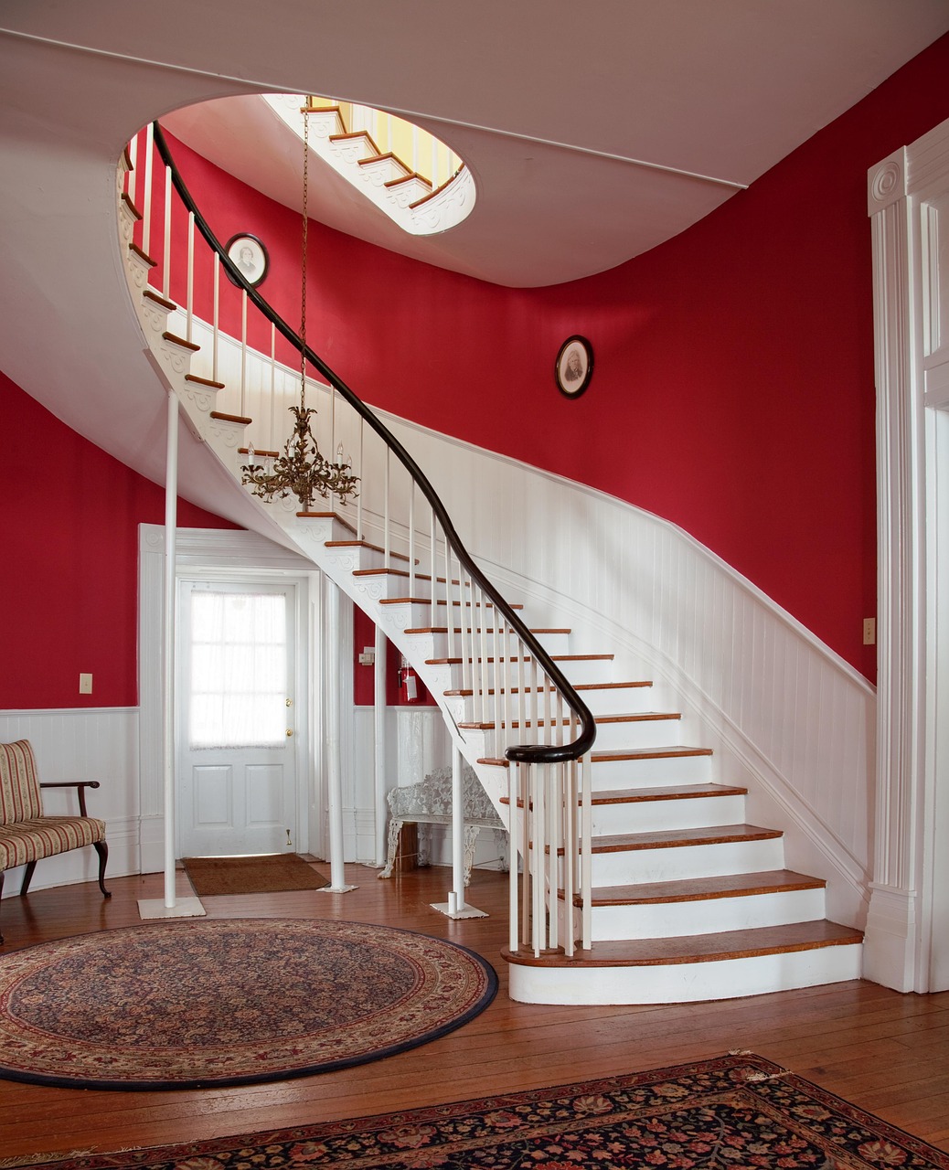 Image - stairs manor house architecture